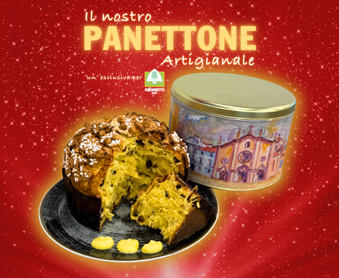 PANETTONE ARTIGIANALE NOCCIOLA E MOSCATO PANETTONE ARTIGIANALE NOCCIOLA E MOSCATO