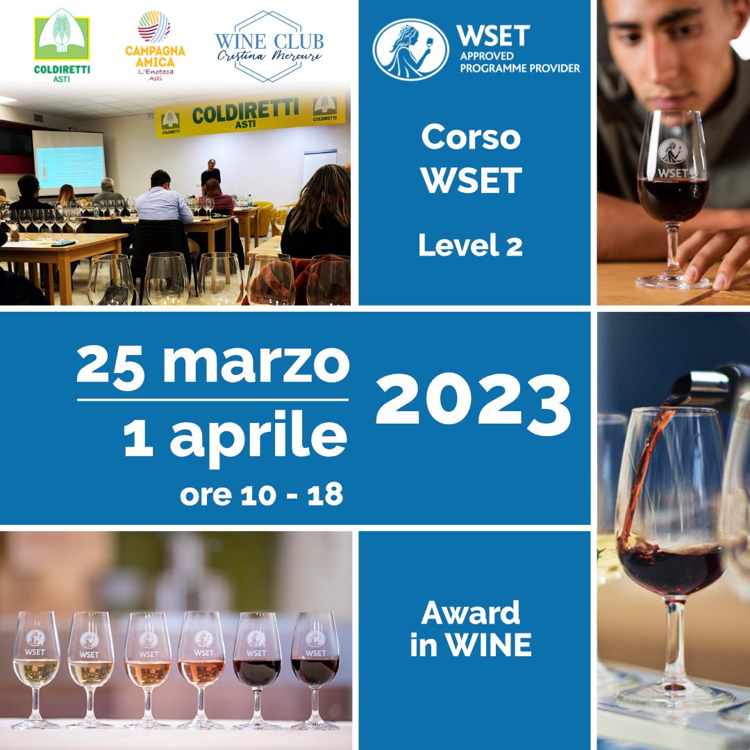 WSET Award in Wines Level 2 - Marzo 2023